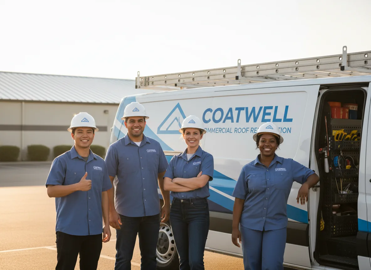 Commercial roof coating company in Webberville, MI